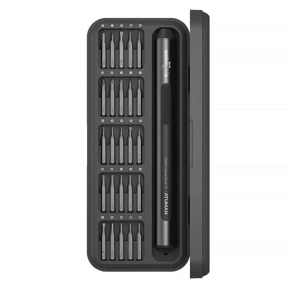 25-in-1 Magnetic Electric Screwdriver Set - Type-C Rechargeable, 210 RPM Repair Tool Kit amiciKart