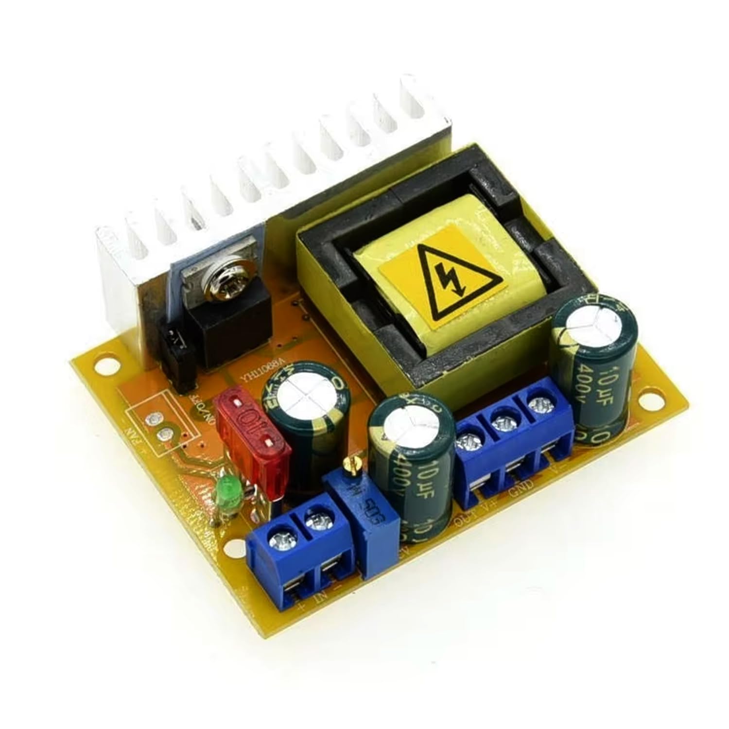 amiciSolar 8-32V to 45-390V DC-DC Boost Converter Step Up Power Conversion Board– High Voltage ZVS Capacitor Charging Board for Electronics & More