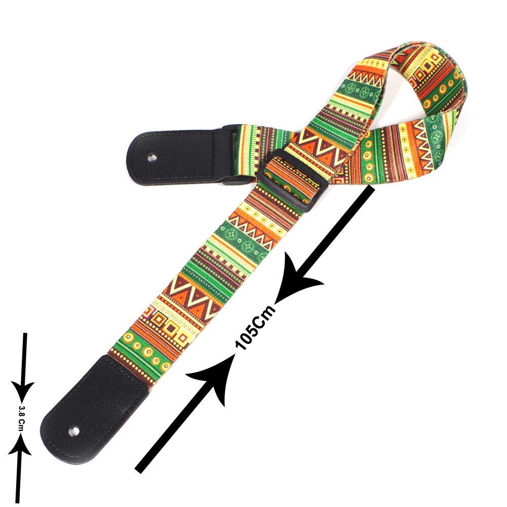 Printed Design Nylon Sling Strap Belt For Guitar amiciKart c0tmiz-hs.myshopify.com