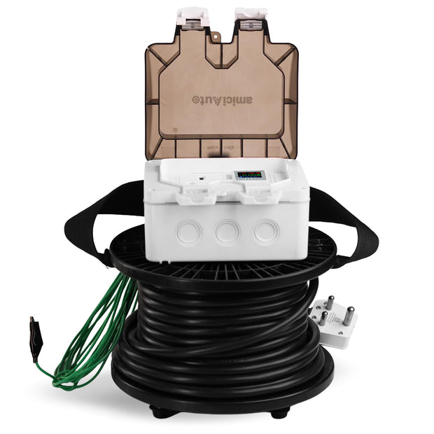EV Charging Extension Board 6-in-1 Energy Monitoring Meter with Heavy-Duty Cable, IP66 Waterproof & 16A Plug