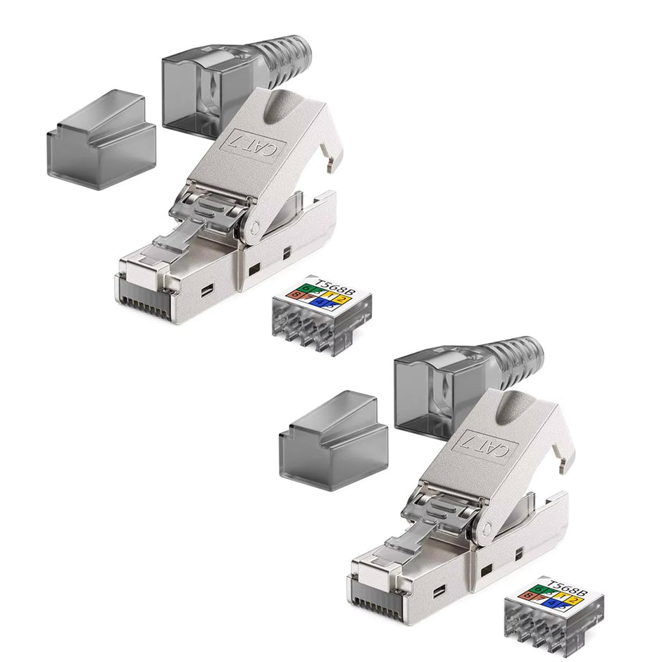 RJ45 CAT7 Reusable Ethernet Termination Plug Compatible with 22-23AWG, 6.0–8.0mm OD Tool-Free Design amiciKart c0tmiz-hs.myshopify.com