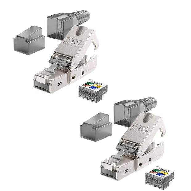 RJ45 CAT7 Reusable Ethernet Termination Plug Compatible with 22-23AWG, 6.0–8.0mm OD Tool-Free Design amiciKart c0tmiz-hs.myshopify.com