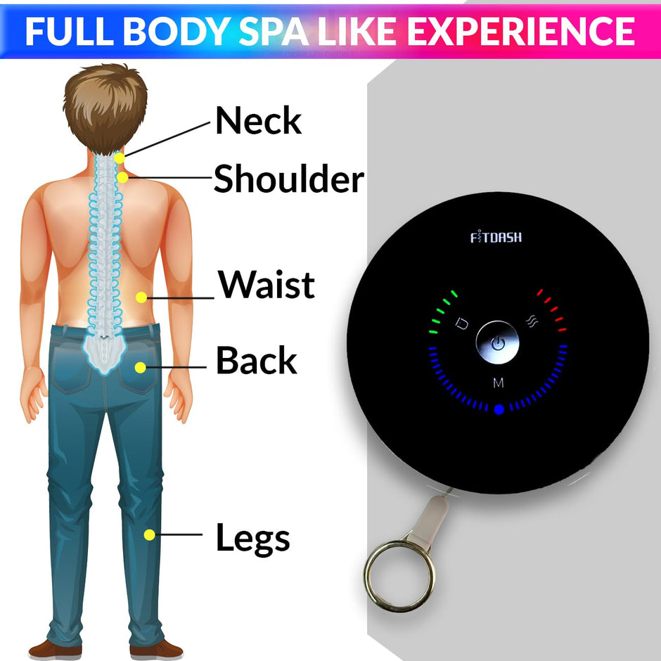amiciCare Smart Cupping Massager, Glass Therapy with Red Light Therapy