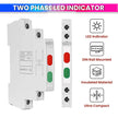 Ultra-Compact Phase Indicator – 230VAC, 1cm Wide with Color LED Indicator for Accurate Monitoring amiciKart c0tmiz-hs.myshopify.com