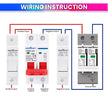 DC SPD Surge Protective Device 20KA 40KA Voltage Protector for Solar PV Systems