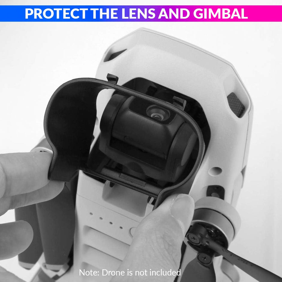 DJI Mavic Mini 1 & Mini 2 Gimbal Guard, Drone Lens Protective Cover (Black)