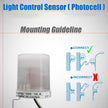 Automatic On/Off Switch for Light, Street Light Controller 10A Photocell Sensor DC 12V