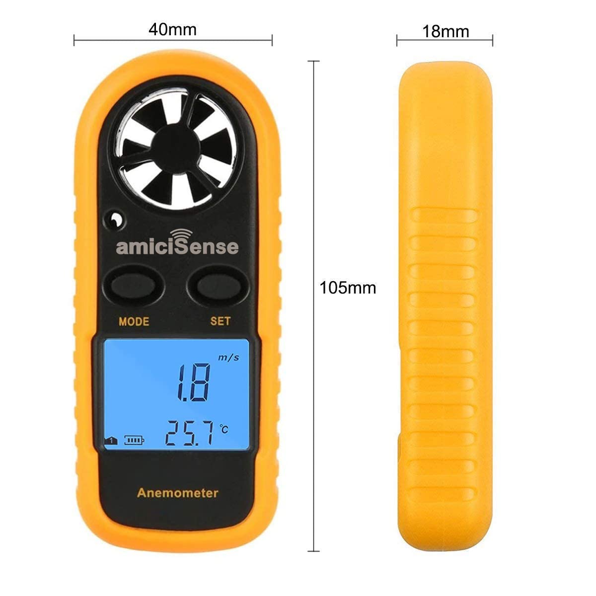 GM816 Pocket LCD Digital Anemometer Air Wind Speed Gauge with Temperature Measurement amiciKart c0tmiz-hs.myshopify.com