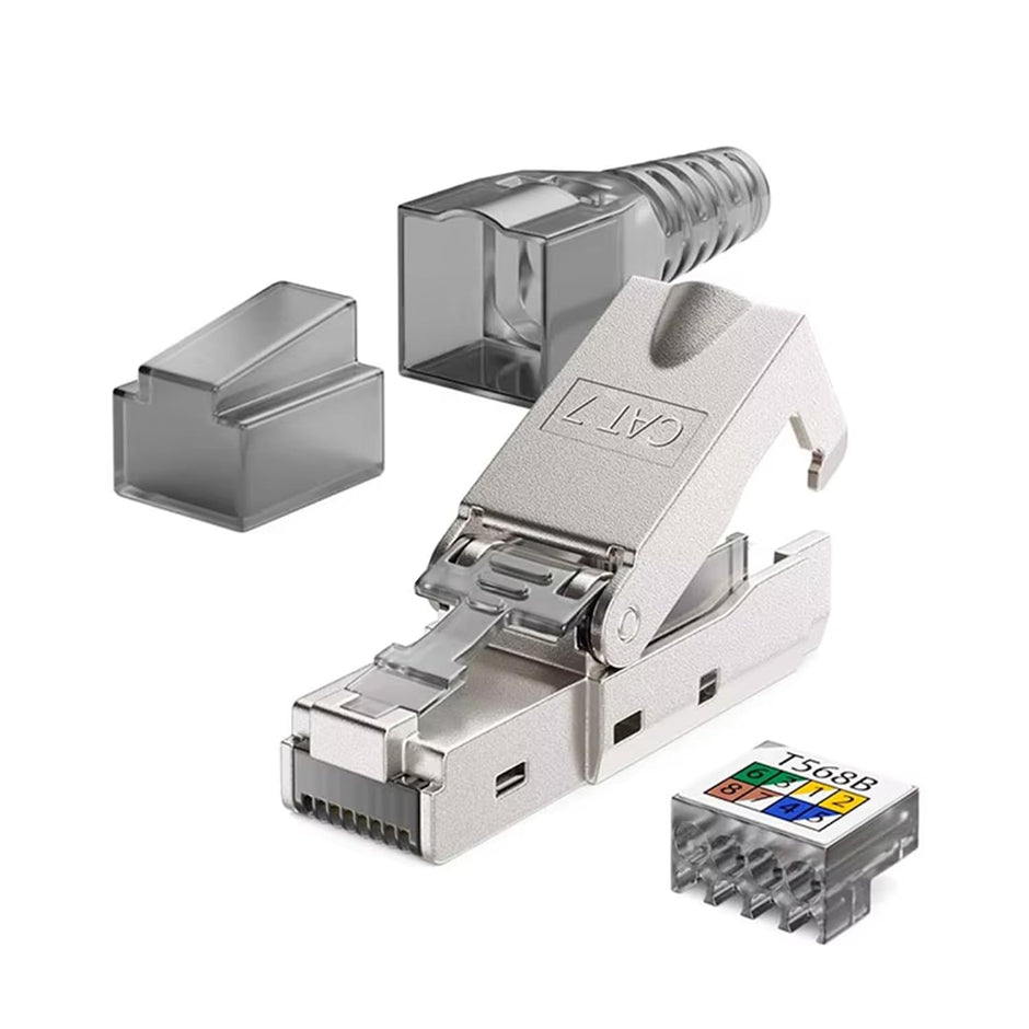 RJ45 CAT7 Reusable Ethernet Termination Plug Compatible with 22-23AWG, 6.0–8.0mm OD Tool-Free Design amiciKart c0tmiz-hs.myshopify.com