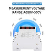 amiciSense 3-Phase Voltage Meter, AC 80~500V Mini Voltage Tester with 3 LED Display & 1.8cm Wide Only