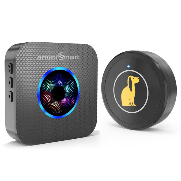 Premium Dog Potty Training Bell, Wireless Doorbell System with 55 Melodies & 5-Level Volume Control | Pet Tool with Transmitter & Receiver