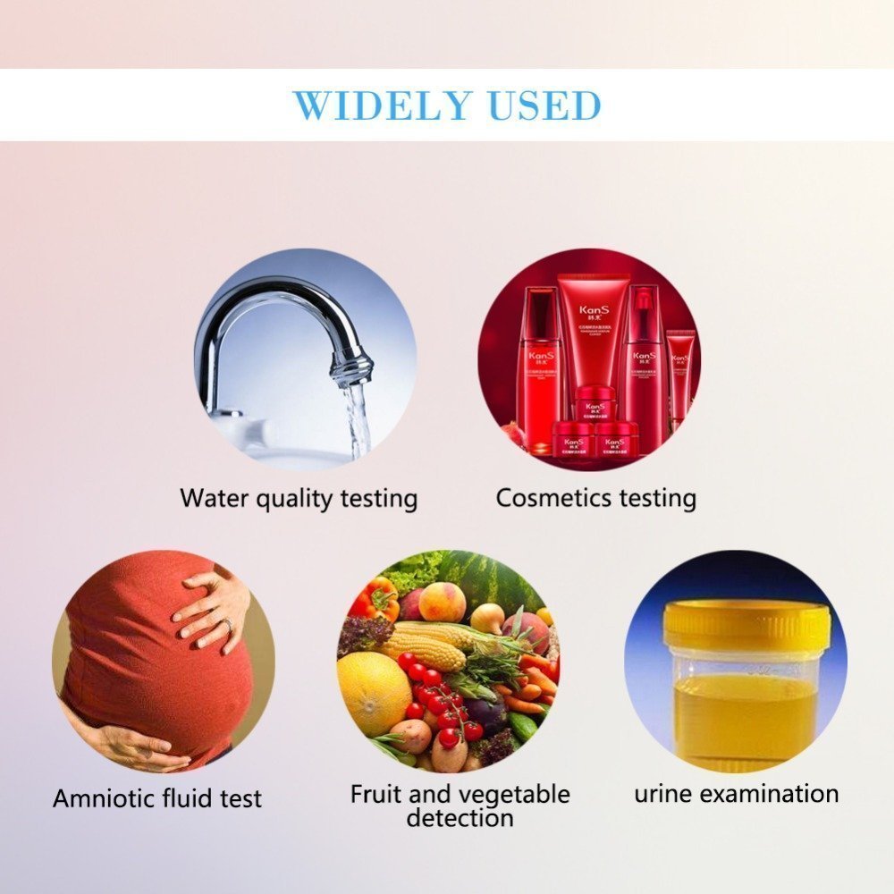 2Pcs PH Test Strips Acid Test Paper Water Litmus Testing Kit 80 Sheets amiciKart