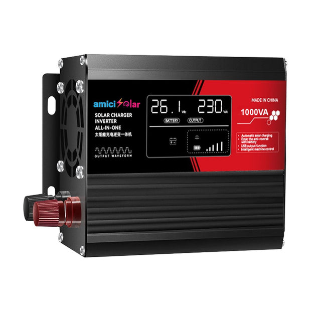 Off-Grid Solar Inverter | AC Modified Wave Converter with Built-in PWM Controller | for Solar Panels