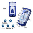 830L Digital Multimeter, 1999 Count AC/DC Voltage, Current, Resistance, Diode, hFE Test with 9V Battery
