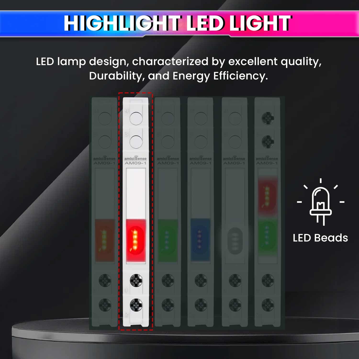 Ultra-Compact Phase Indicator – 230VAC, 1cm Wide with Color LED Indicator for Accurate Monitoring amiciKart c0tmiz-hs.myshopify.com