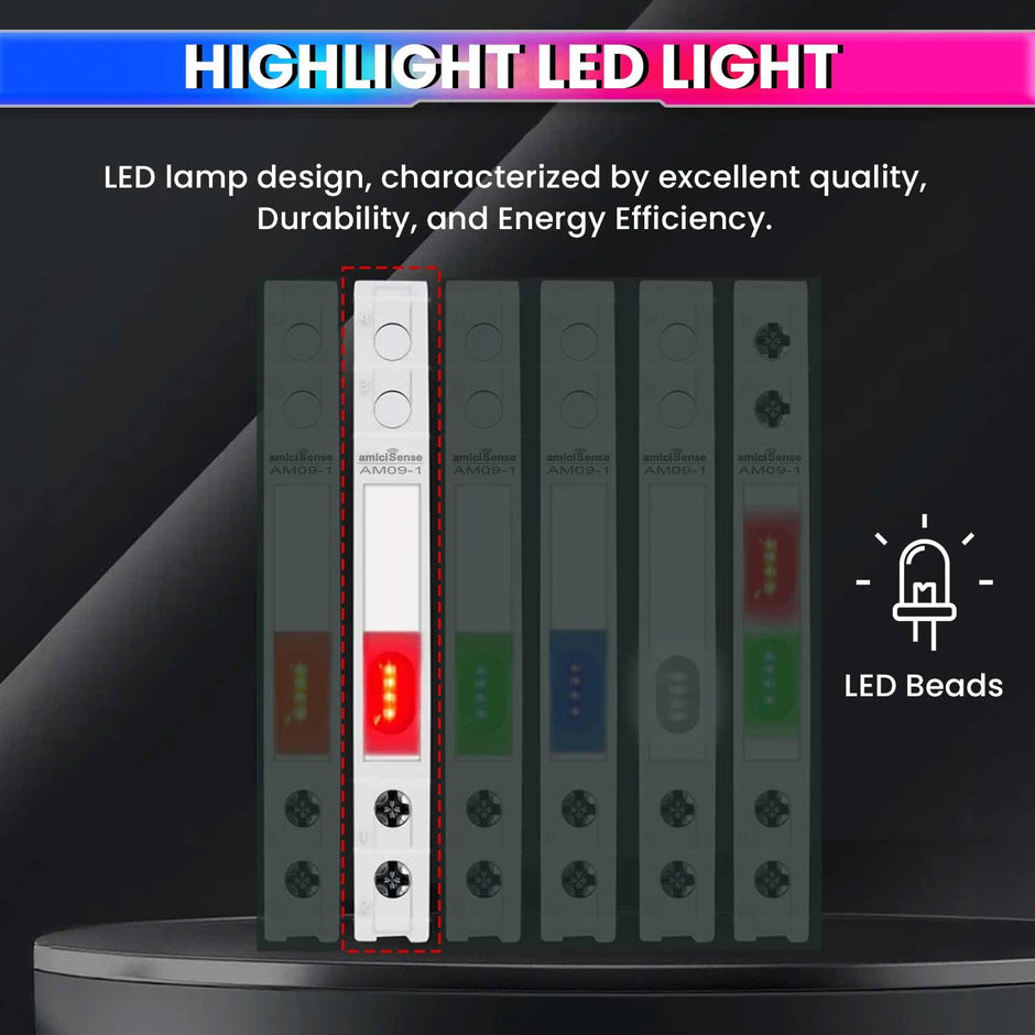 Ultra-Compact Phase Indicator – 230VAC, 1cm Wide with Color LED Indicator for Accurate Monitoring amiciKart c0tmiz-hs.myshopify.com