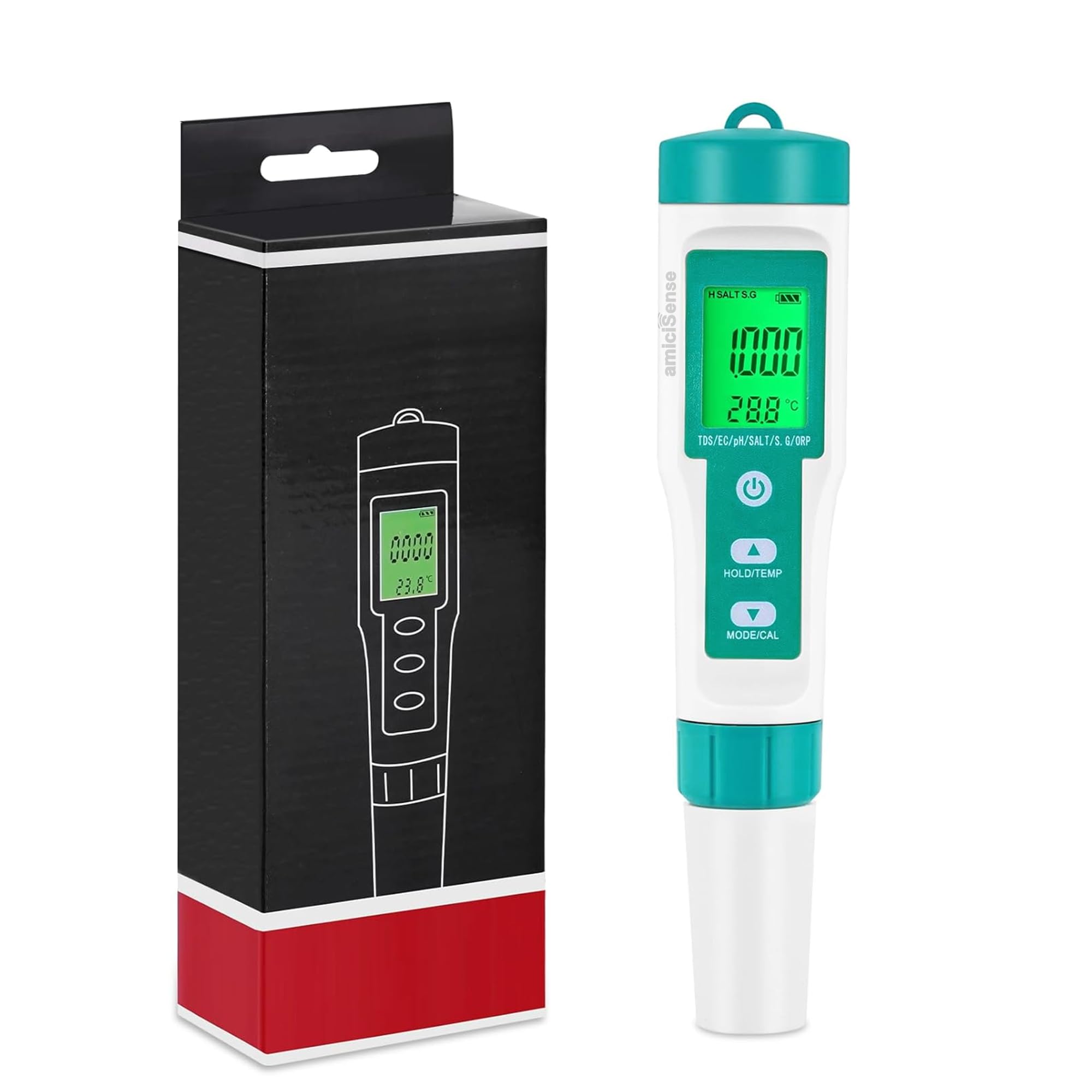 Water Quality Tester, 3 in 1 TDS Temperature & PH Meter for Drinking Water Monitoring