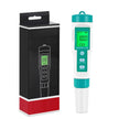 Water Quality Tester, 3 in 1 TDS Temperature & PH Meter for Drinking Water Monitoring