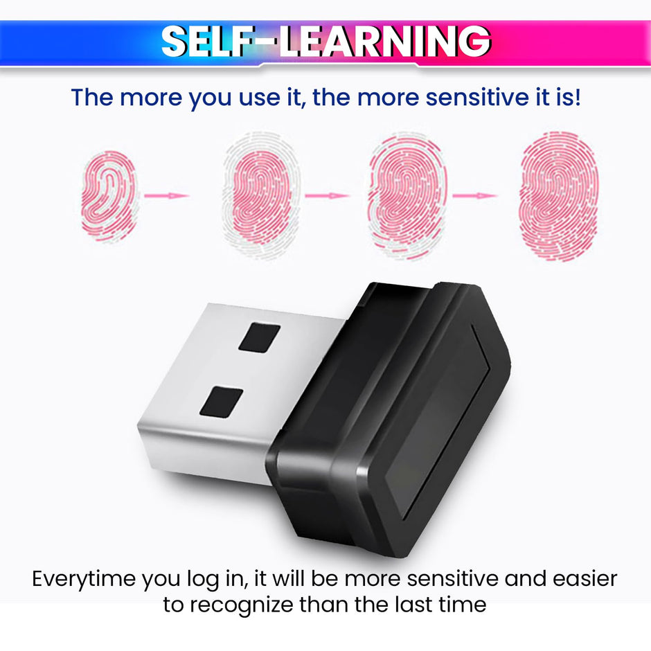 USB Fingerprint Reader for Desktop/Laptop Password-Free Login, Biometric Scanner Compatible with Windows 10/11 amiciKart c0tmiz-hs.myshopify.com