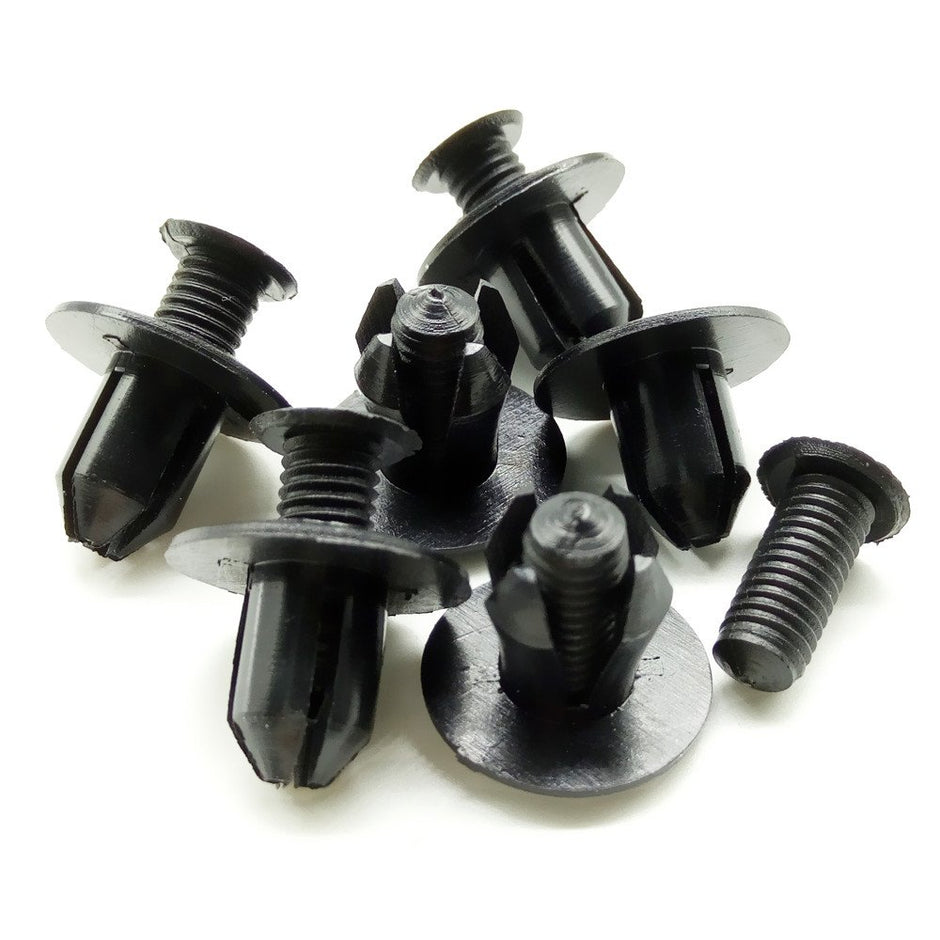 8 mm Car Plastic Screw Fasteners for Car Bumper Mudguard, 10 Piece