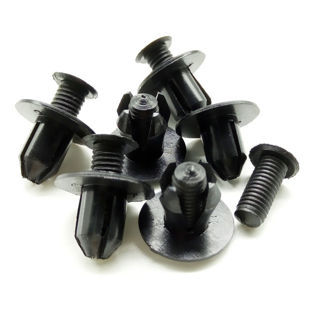 8 mm Car Plastic Screw Fasteners for Car Bumper Mudguard, 10 Piece
