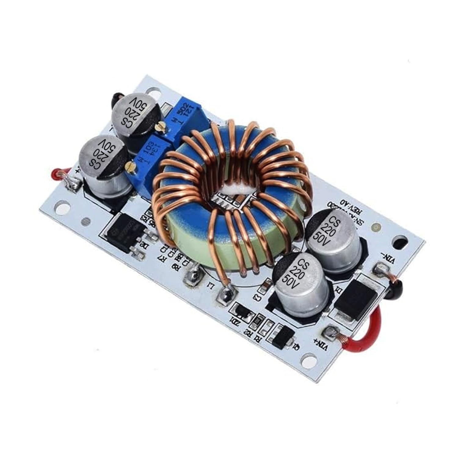 10A Boost Converter, 8-48V Input to 12-50V Adjustable Output Step-Up Module amiciKart c0tmiz-hs.myshopify.com