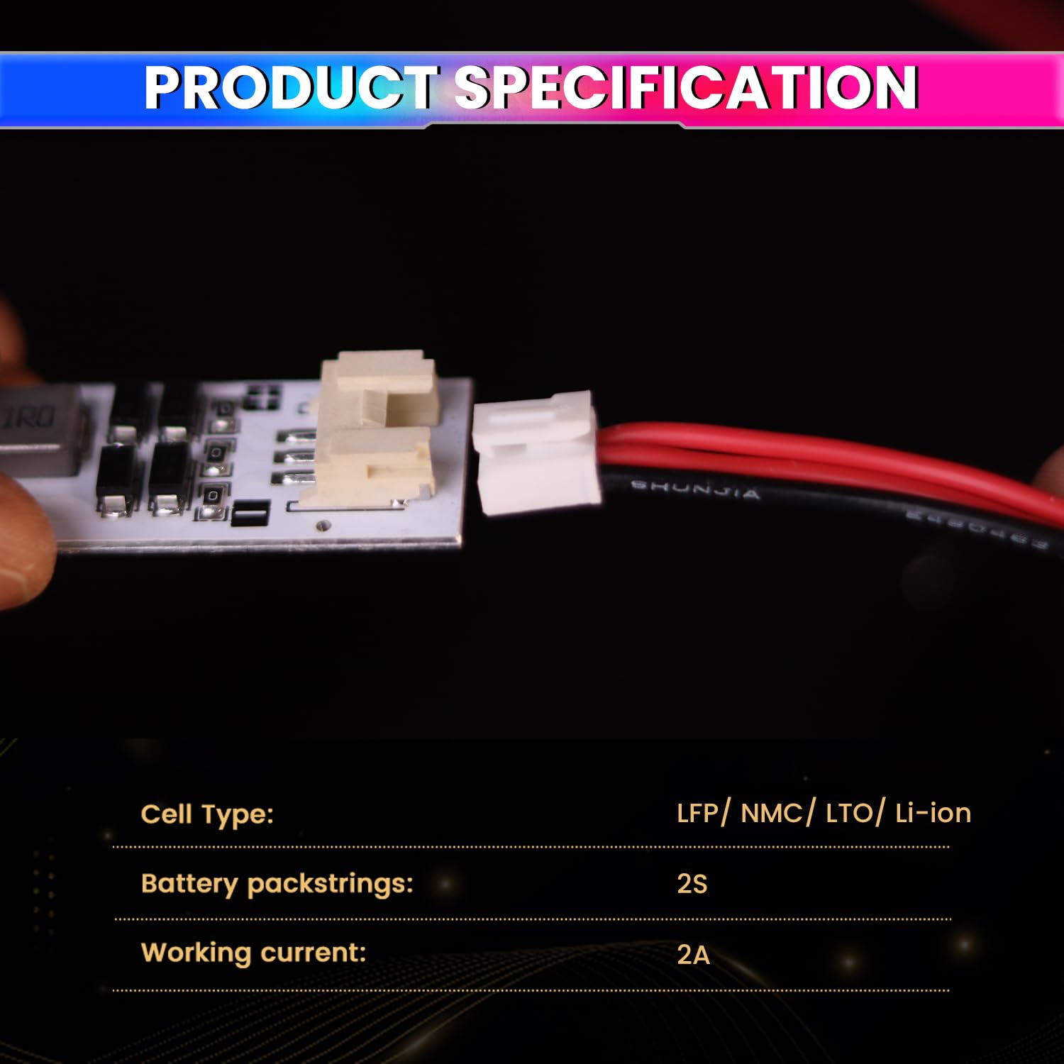 2S 2A Active Energy Balancer Board – Inductive Voltage Energy Equalization for LiFePO4 / Li-ion / Lipo / LTO Battery Packs (3.0V–4.2V) amiciKart