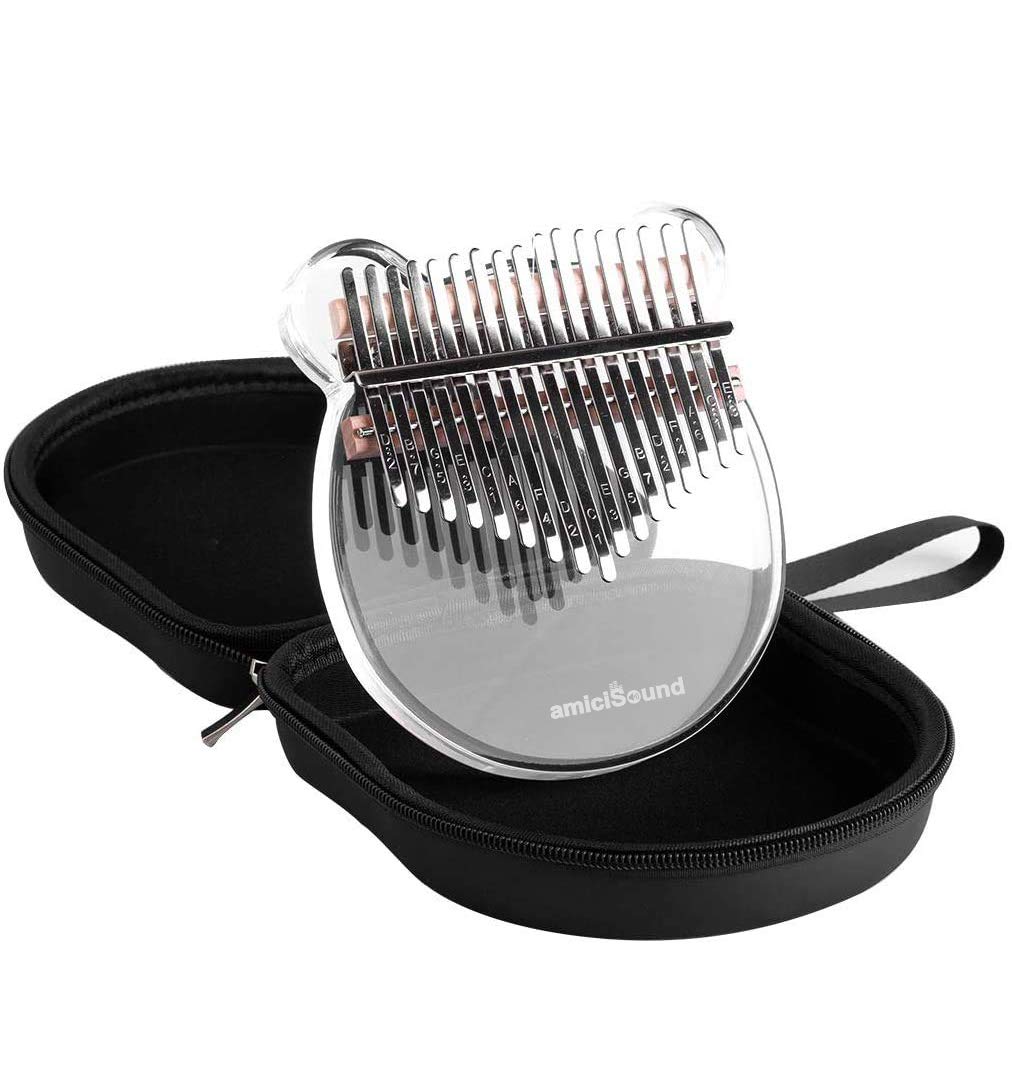 Thumb Piano, Musical Instrument Kalimba with Engraved Notes and Tuning Hammer amiciKart c0tmiz-hs.myshopify.com