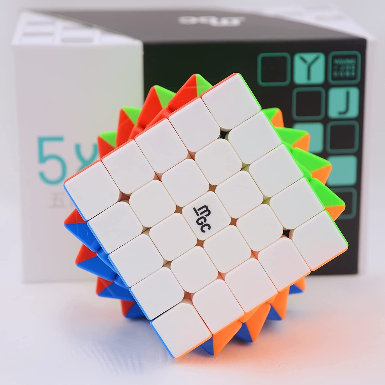 MGC 5x5 Magnetic Speed Cube, Stickerless Smooth Puzzle for Kids & Adults