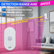 WiFi PIR Motion Sensor Alarm with SmartLife App Connectivity 75dB Siren & USB Powered Home Security Detector