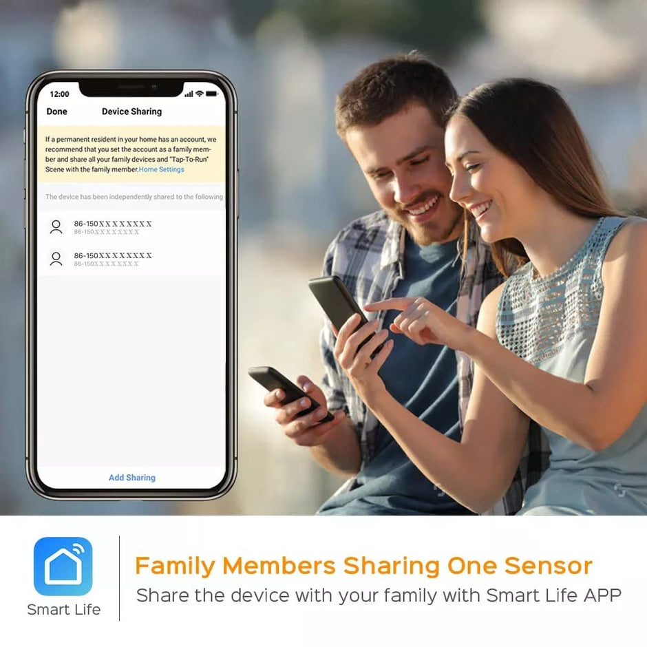 WiFi Door/Window Sensor | Open/Close Detector | Works with Alexa & SmartLife App | Home Security Alarm