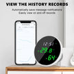 amiciSmart WiFi Temperature Humidity Sensor, Compatible with SmartLife App and USB Powered Thermometer Hygrometer with Data Export Feature
