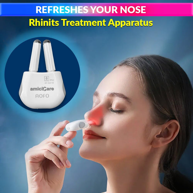 Wireless Light Nose Rhinitis Sinusitis Cure Therapy - Painless Relief for Sinus & Rhinitis amiciKart