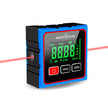 Digital Angle Finder & Laser Level 360° Magnetic Inclinometer with Backlit LCD, Auto-Rotate Display with ABS + Metal Protractor Combo amiciKart