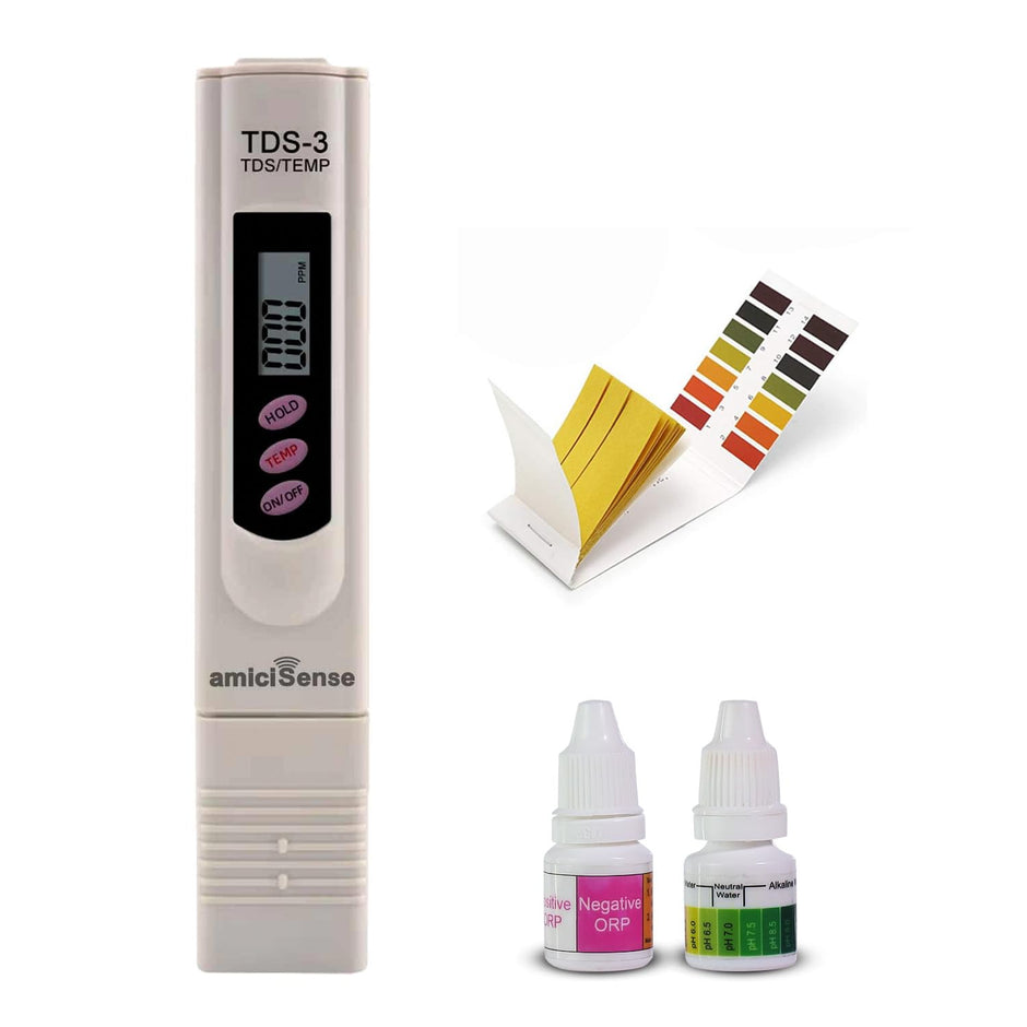 Digital TDS Meter Pen – 9999PPM Water Quality Tester with Temp Display for RO, Aquarium, Hydroponics