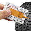 amiciTools Tyre Thread Measuring Gauge, 0~20mm Depth Gauge for Car Bike Wheel