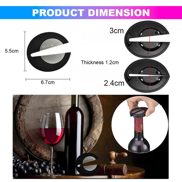 Foil Cutter- Effortless Foil Removal from Bottles for Perfect Pour amiciKart c0tmiz-hs.myshopify.com