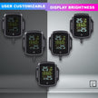 Bike TPMS, 3-in-1 Tyre Pressure Monitoring System with QC 3.0 Fast Charging & Battery Voltage Monitoring