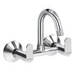 100% Pure Brass Sink Mixer Tap – Corrosion-Resistant Dual-Handle Hot & Cold Water Mixer amiciKart c0tmiz-hs.myshopify.com