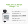 Automatic Irrigation Timer with Rain Sensor, 6 Programs, Child Lock & Battery Operated