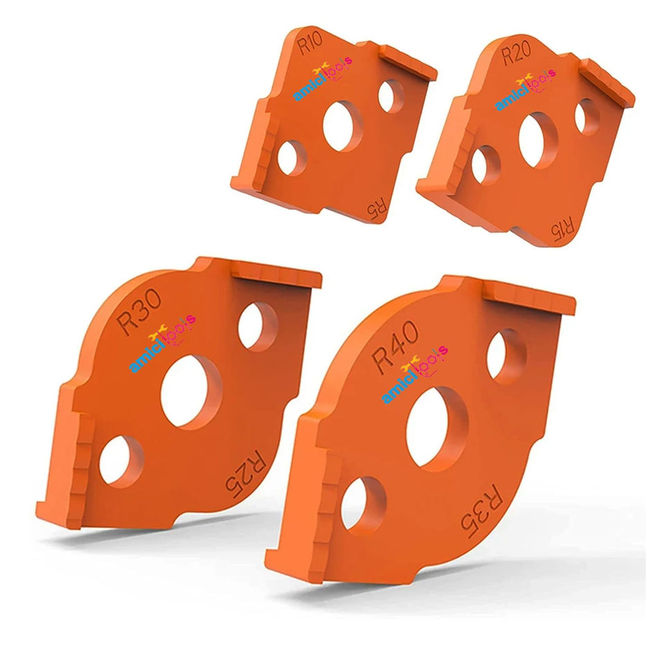 Woodworking Router Template Set– 4 Double-Sided Corner Radius & Straight Edge Jigs for Precision Wood Shaping amiciKart c0tmiz-hs.myshopify.com