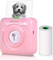 Mini Printer, Wireless Portable Ink-Less Thermal Printer with Bluetooth App Connectivity amiciKart