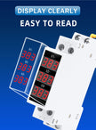 amiciSense 3-Phase Voltage Meter, AC 80~500V Mini Voltage Tester with 3 LED Display & 1.8cm Wide Only