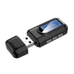 5.0 Bluetooth Transmitter & Receiver with LCD & Mic, 3.5mm AUX Wireless Dongle for Car/Phone