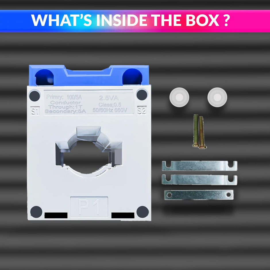 Industrial Grade Current Transformer CT Coil (Class 0.5) 0.66kV Rated Voltage & Digital Display amiciKart c0tmiz-hs.myshopify.com