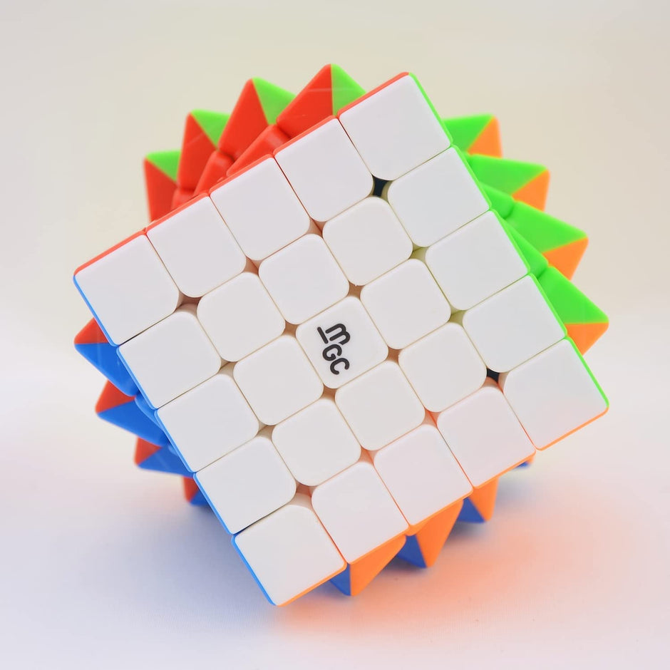 MGC 5x5 Magnetic Speed Cube, Stickerless Smooth Puzzle for Kids & Adults