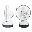 Rechargeable – Portable Table Fan with 14-Hour Battery Backup, Silent Operation, Table Mount