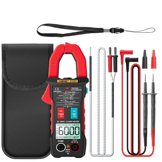 ST207 Bluetooth Clamp Meter, TRMS Multimeter 600V AC/DC, 6000 Counts with NCV & More amiciKart