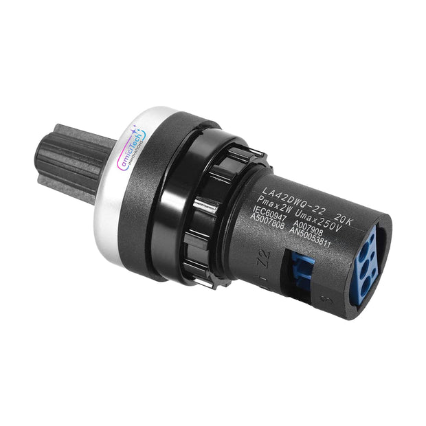 Rotary Potentiometer Switch 22mm Panel Mount for Speed & Power Control for Motors, Inverters and DIY Projects