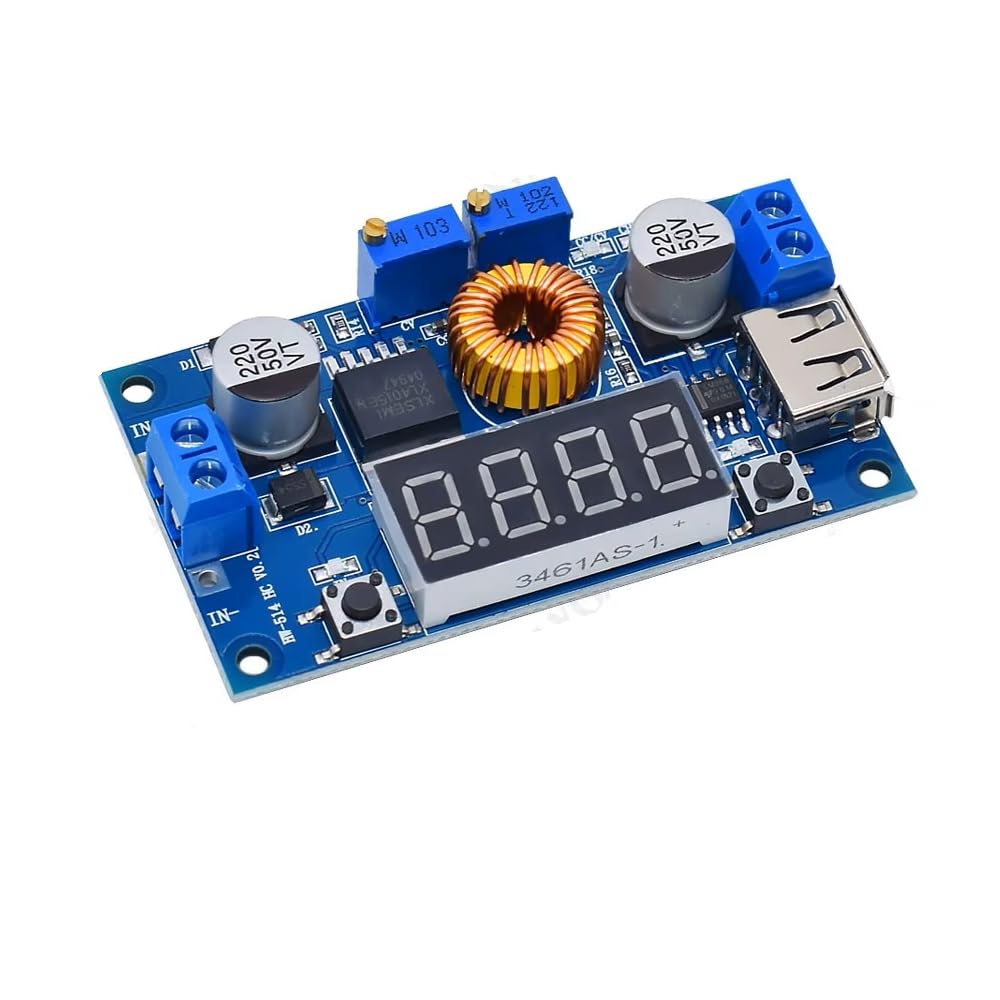 75W DC-DC Buck Converter- 5-36V to 1.3-32V Adjustable Voltage Regulator